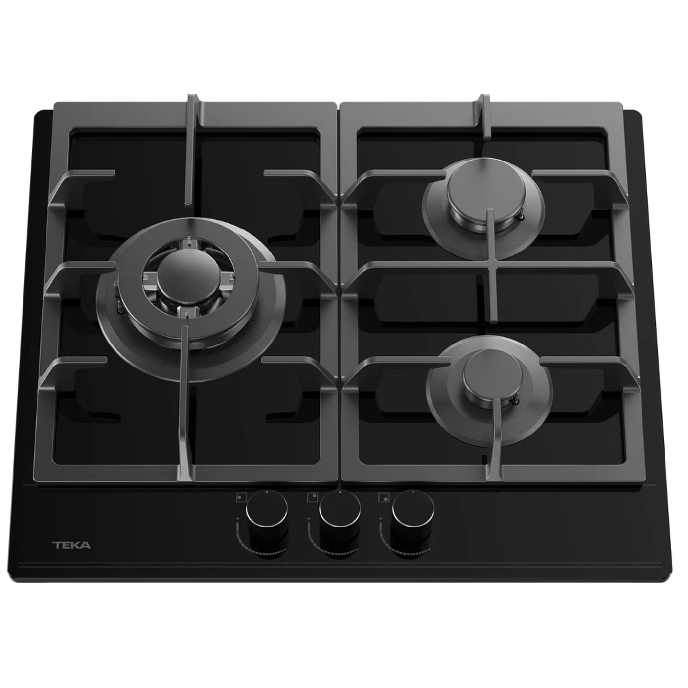 GBC 63110 Placa de gas natural 3 quemadores CristalGas TEKA 4