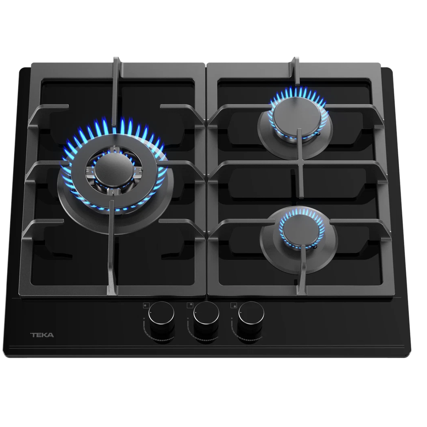 GBC 63110 Placa de gas butano 3 quemadores Negro TEKA 9