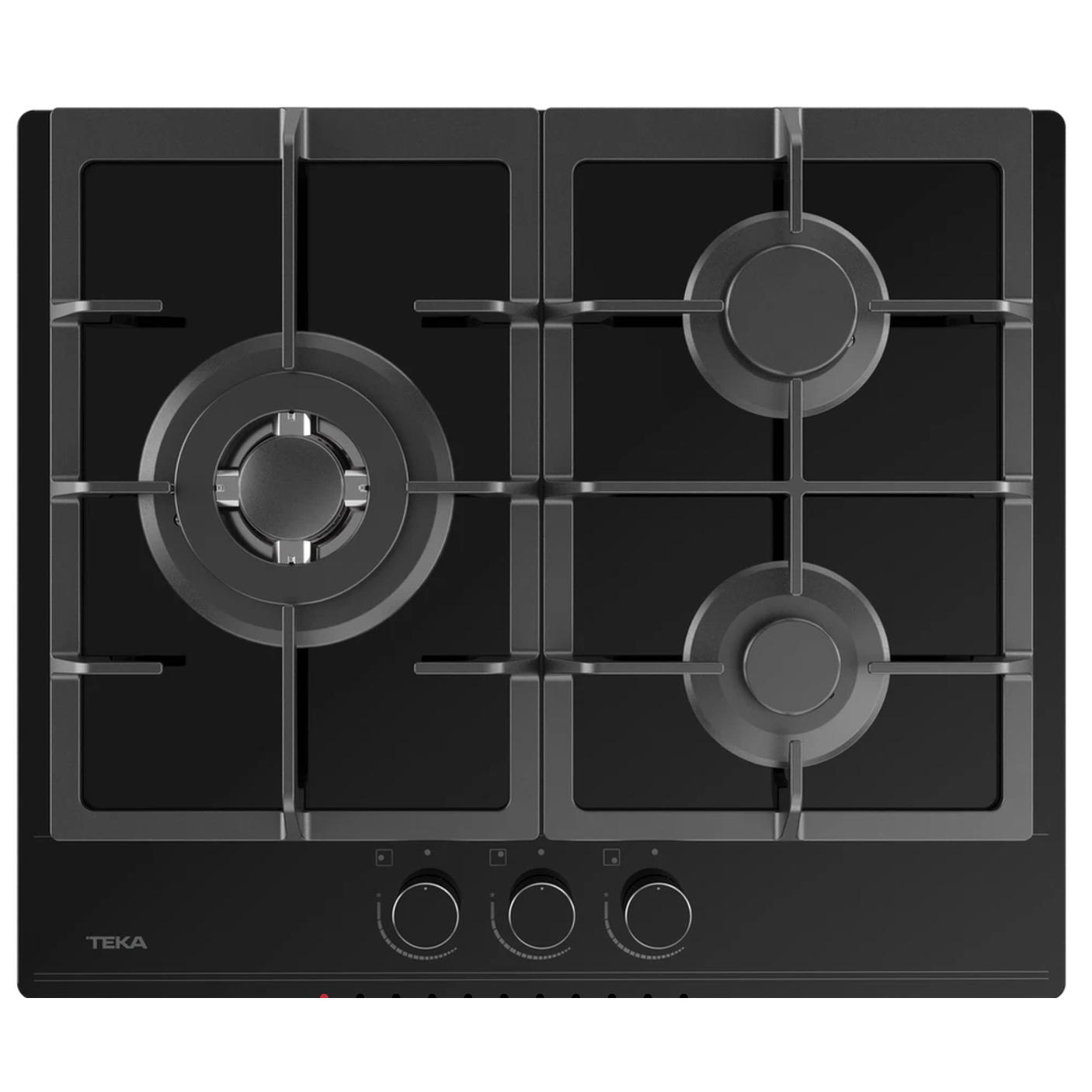 GBC 63110 Placa de gas butano 3 quemadores Negro TEKA 2