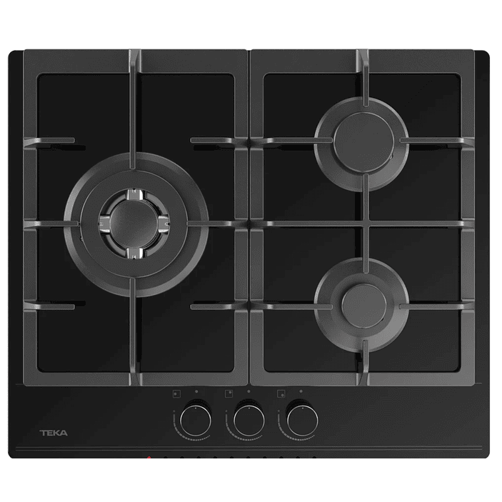 GBC 63110 Placa de gas butano 3 quemadores Negro TEKA 2