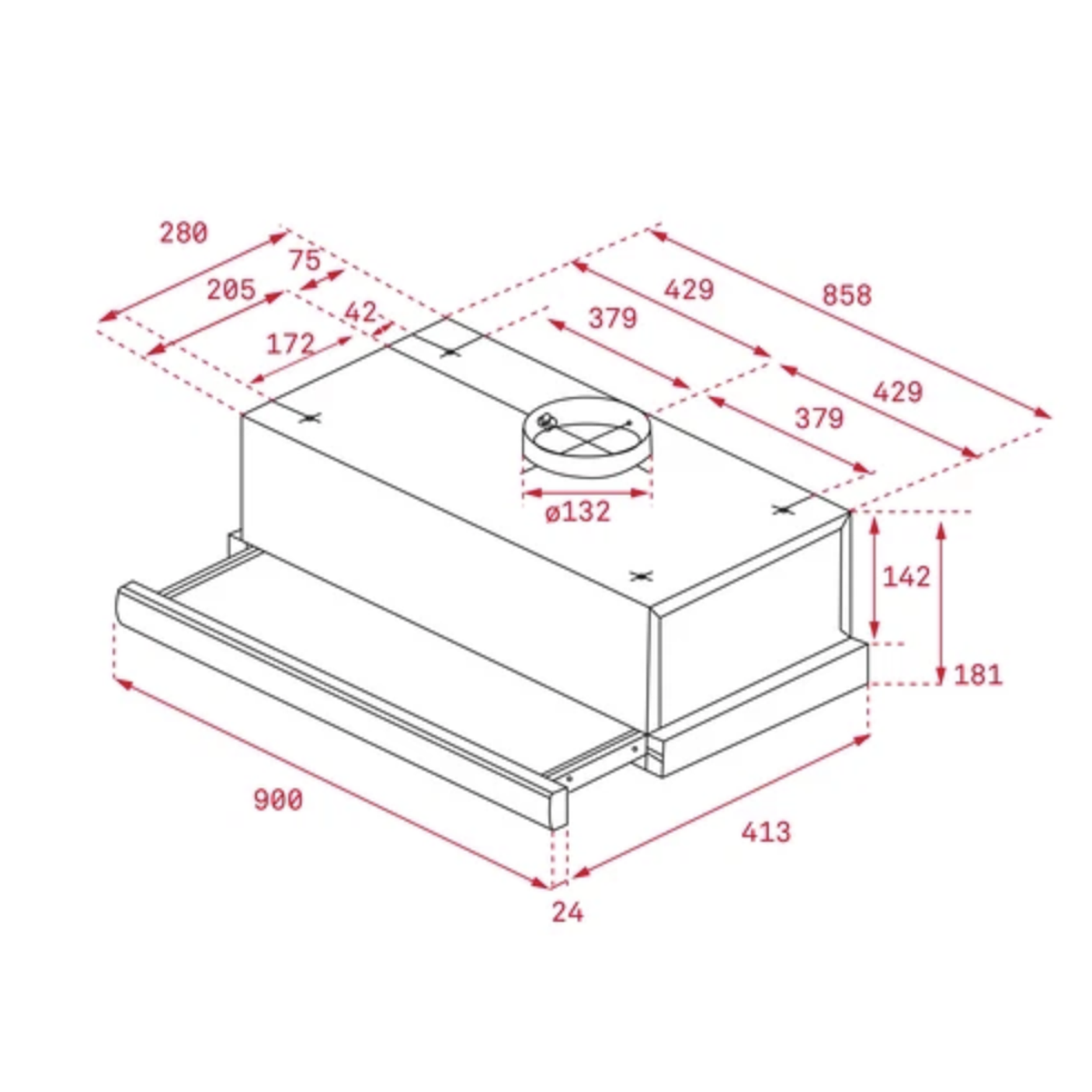 TL 9310 Campana extensible 90 cm TEKA 2