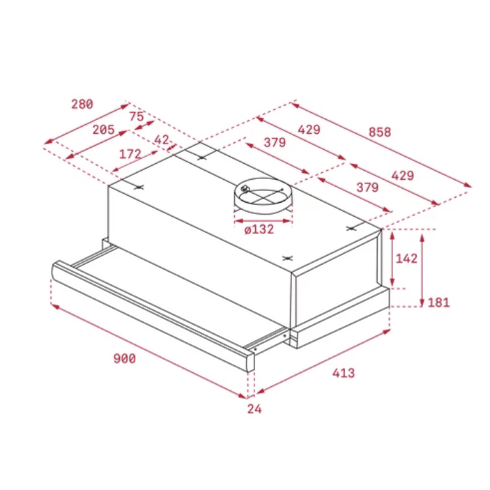 TL 9310 Campana extensible 90 cm TEKA 2