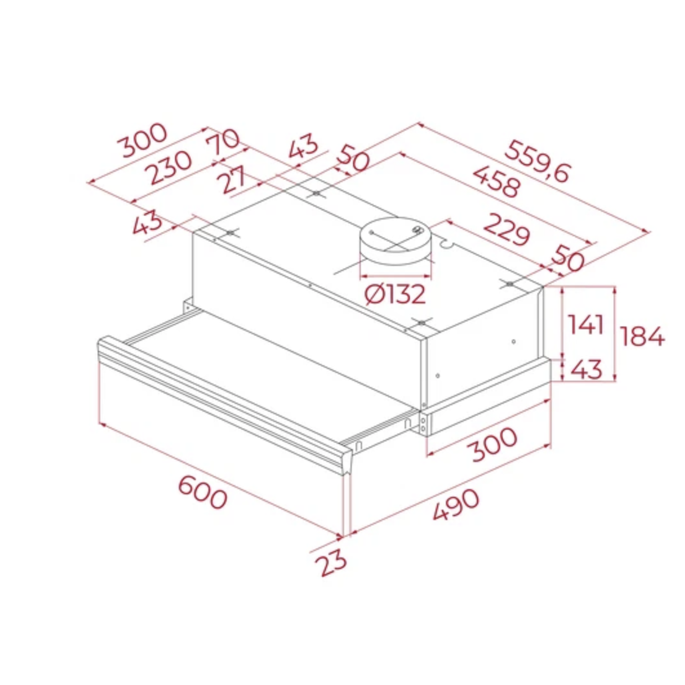 CNL 6415 Campana extensible 60 cm Negro TEKA 4