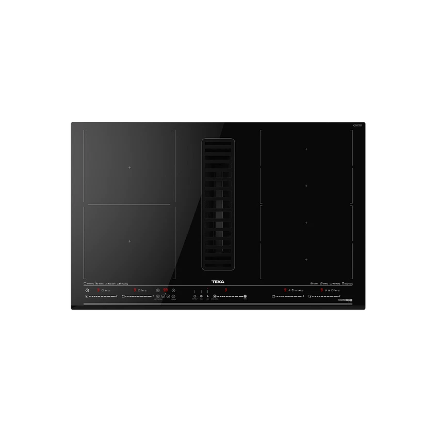 Placa de inducción FullFlex con campana integrada MasterSense Air AFF 87601 MST 2