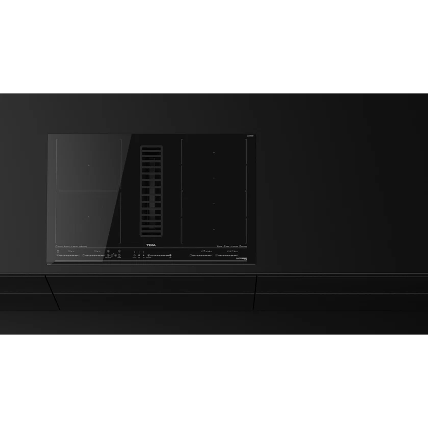 Placa de inducción FullFlex con campana integrada MasterSense Air AFF 87601 MST 9