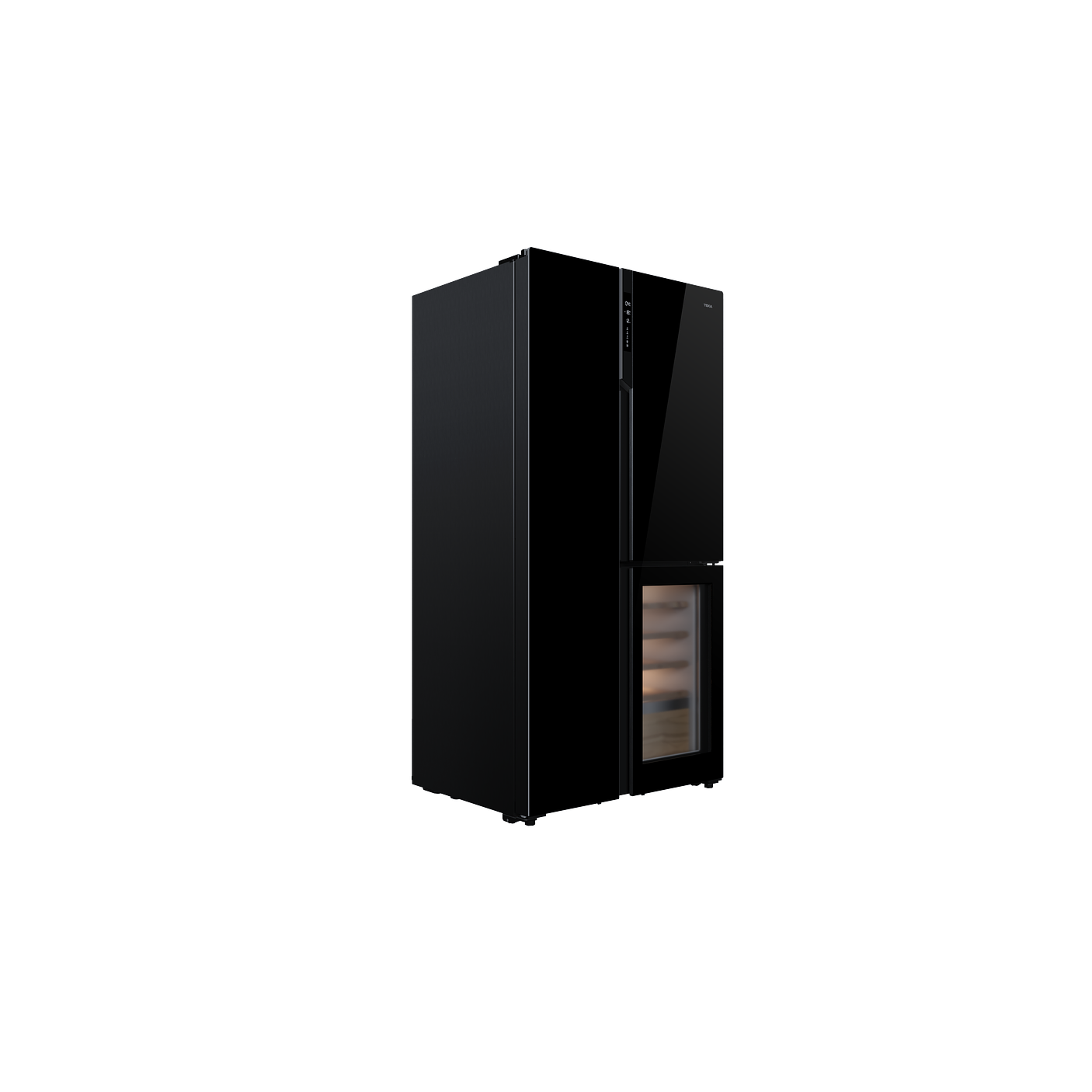 Frigorífico Side by Side Teka RLF 85950 GBK con Vinoteca Integrada • Cristal Negro 2