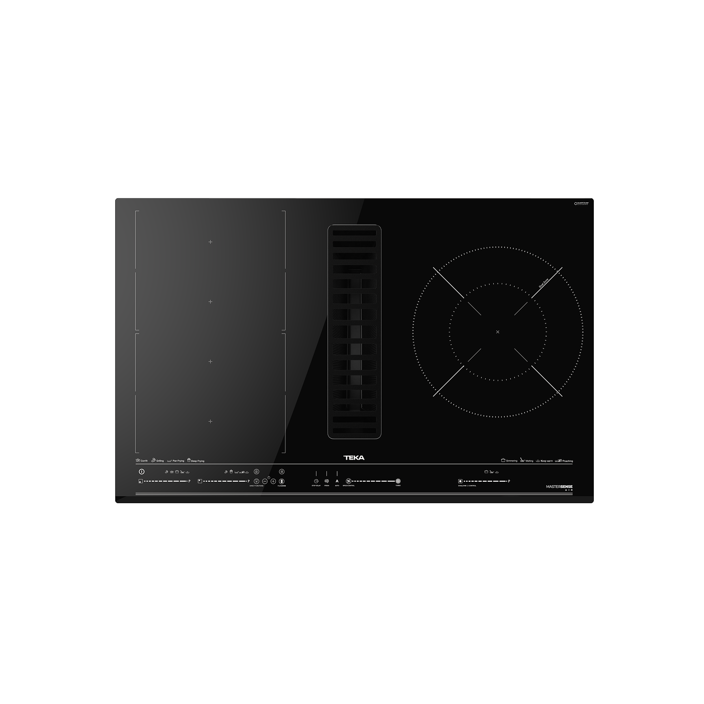 Placa de Inducción con Extractor Teka MasterSense Air • Función Paellera • 80 cm 1