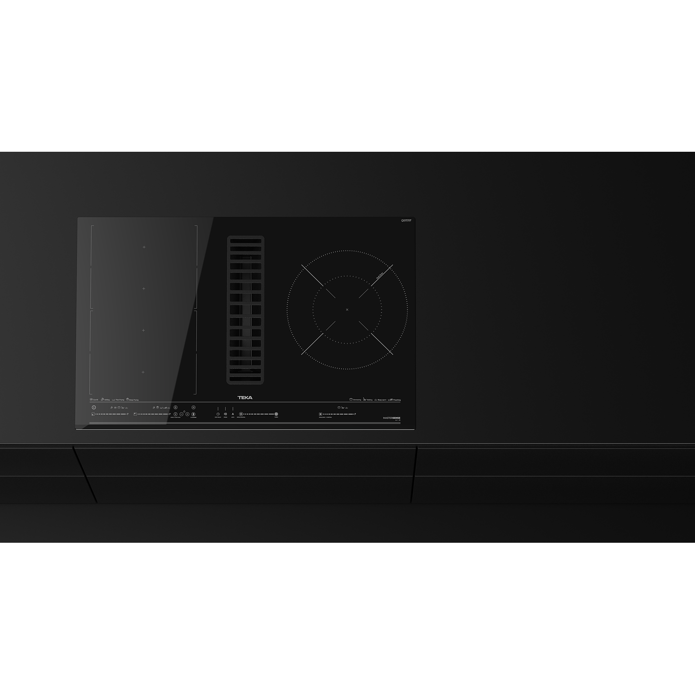 Placa de Inducción con Extractor Teka MasterSense Air • Función Paellera • 80 cm 8