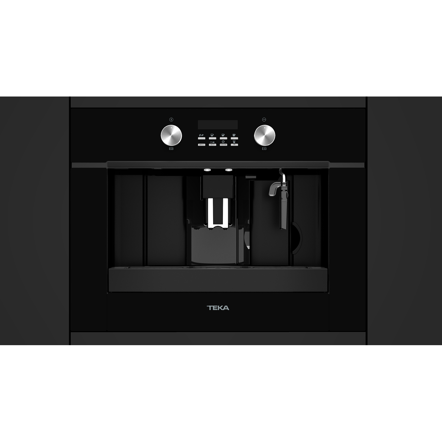 Cafetera Automática Integrable Teka CLC 855 GM • Grano y Té • Cristal Negro 3