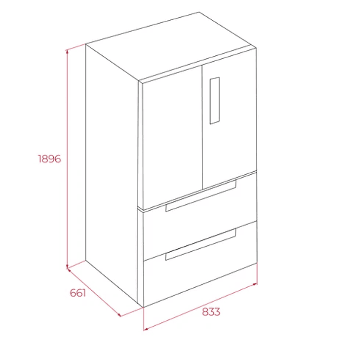 Frigorífico Teka RFD 77825 SS French Door • Acero Antihuella • 500L 8