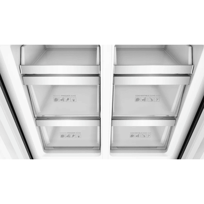 Frigorífico Americano 4 Puertas Teka RMF 75820 GBK • Cristal Negro • Inverter 4