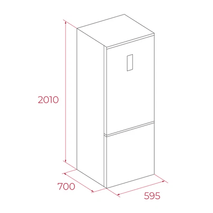 Frigorífico Combi Teka RBF 88670 GBK • Cristal Negro • Total No Frost • 201 cm 13