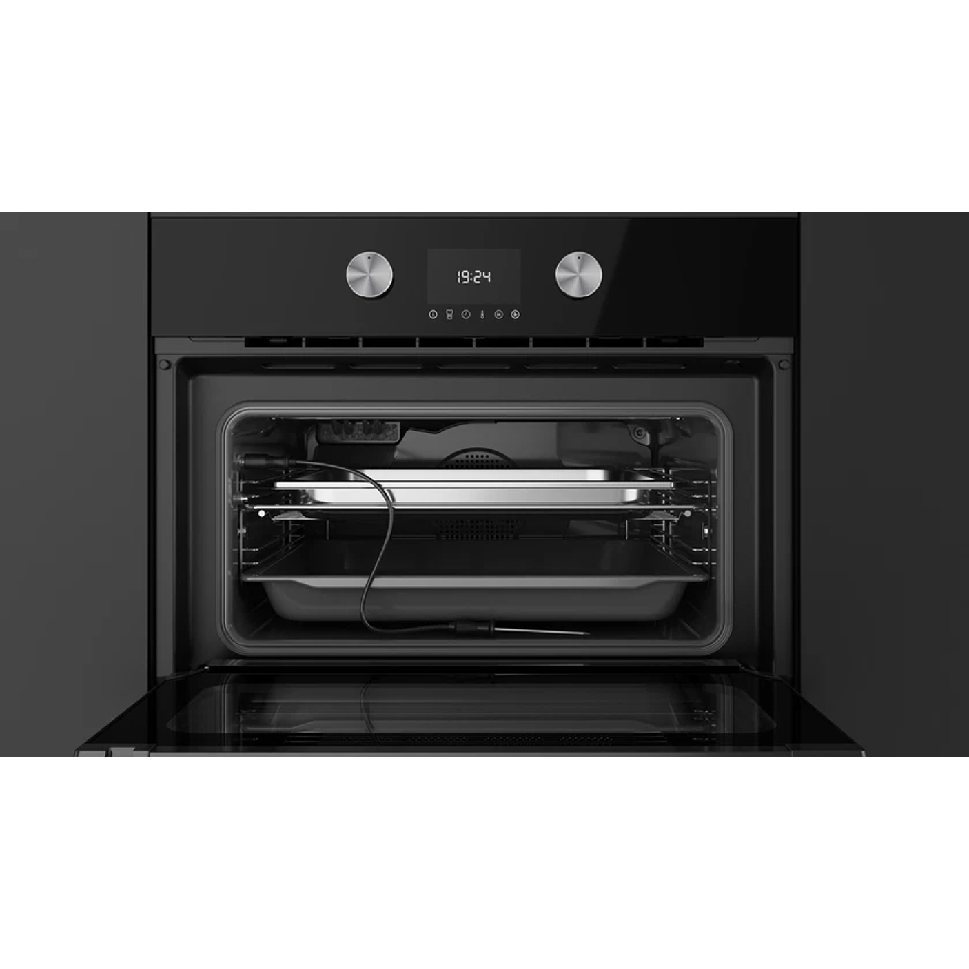 Horno Compacto Teka HLC 8470 SC BK • Vapor SteamCrisp • 15 Funciones • Cristal Negro 4