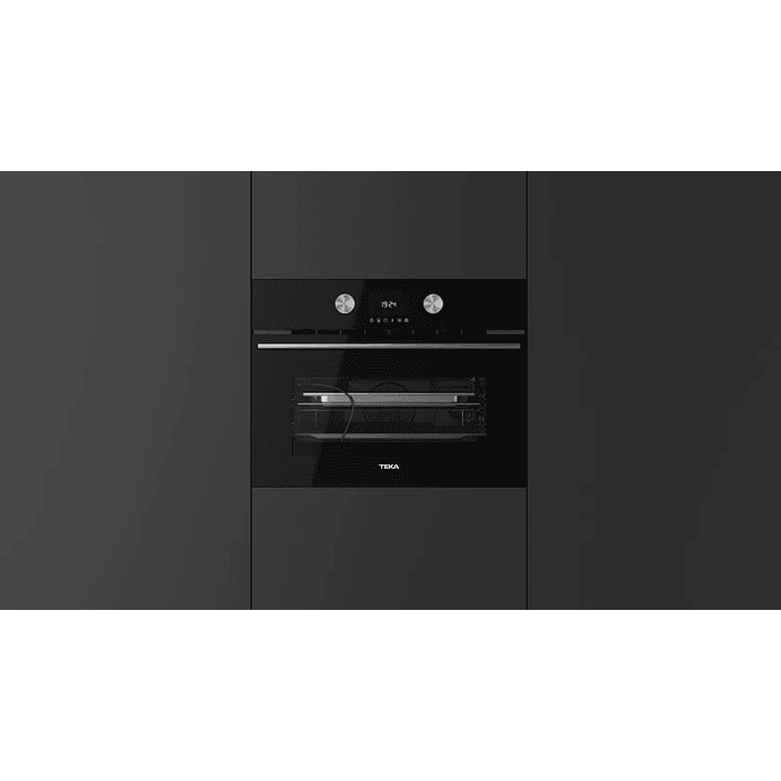 Horno Compacto Teka HLC 8470 SC BK • Vapor SteamCrisp • 15 Funciones • Cristal Negro 8