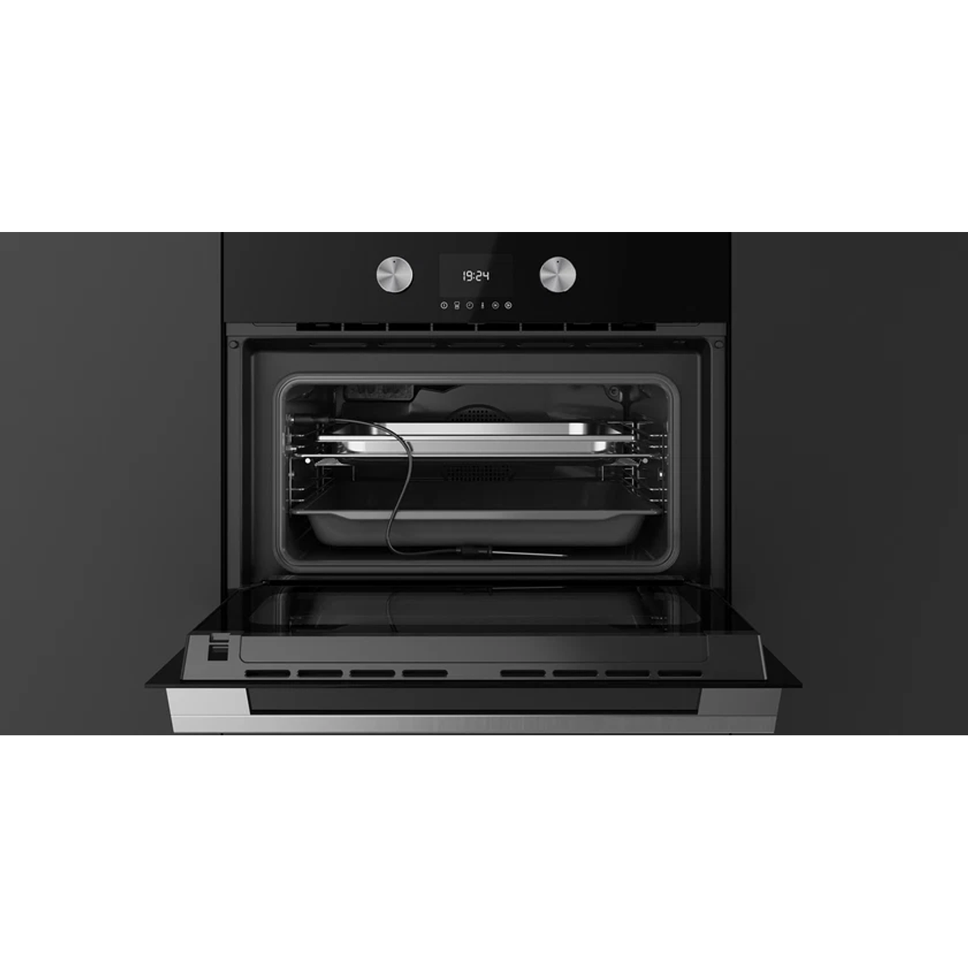 Horno Compacto Teka HLC 8470 SC BK • Vapor SteamCrisp • 15 Funciones • Cristal Negro 9