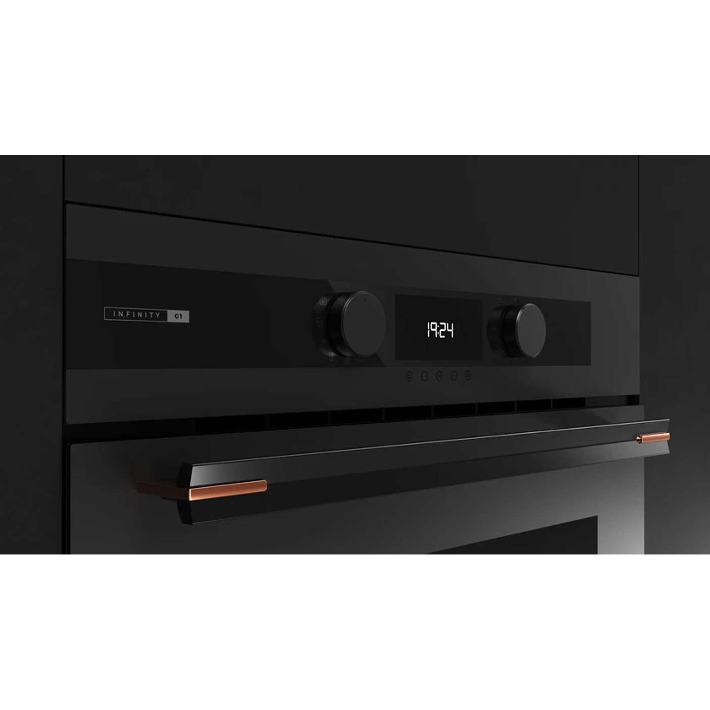 Horno Compacto Teka Infinity G1 • Diseño Italdesign Giugiaro • 45 cm • Negro Mate 4
