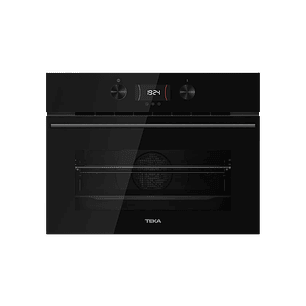 Horno + Microondas Teka HLC 8440 C FBK • 45 cm • Cristal Full Black • SurroundTemp