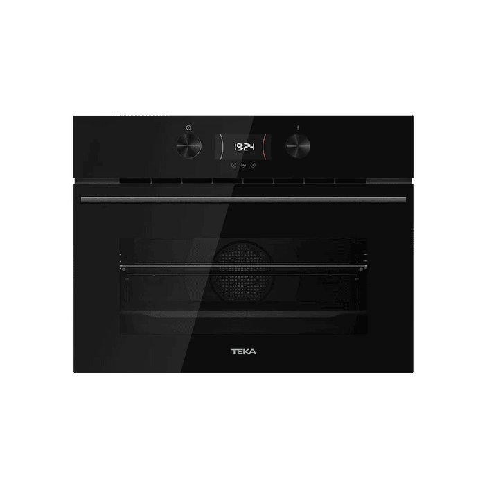 Horno + Microondas Teka HLC 8440 C FBK • 45 cm • Cristal Full Black • SurroundTemp 1