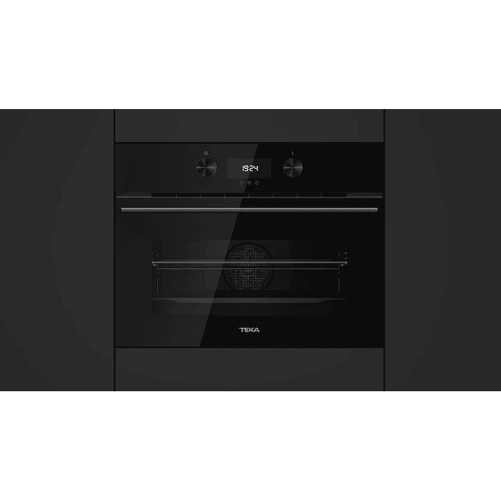 Horno + Microondas Teka HLC 8440 C FBK • 45 cm • Cristal Full Black • SurroundTemp 2