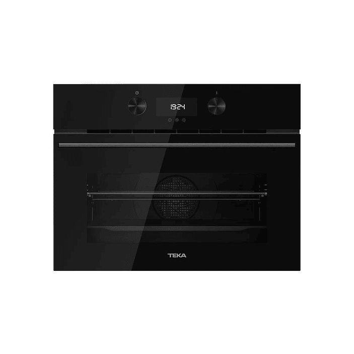 Horno + Microondas Teka HLC 8440 C FBK • 45 cm • Cristal Full Black • SurroundTemp 3