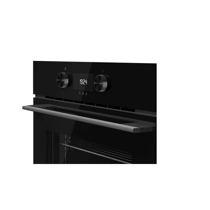 Horno + Microondas Teka HLC 8440 C FBK • 45 cm • Cristal Full Black • SurroundTemp 6