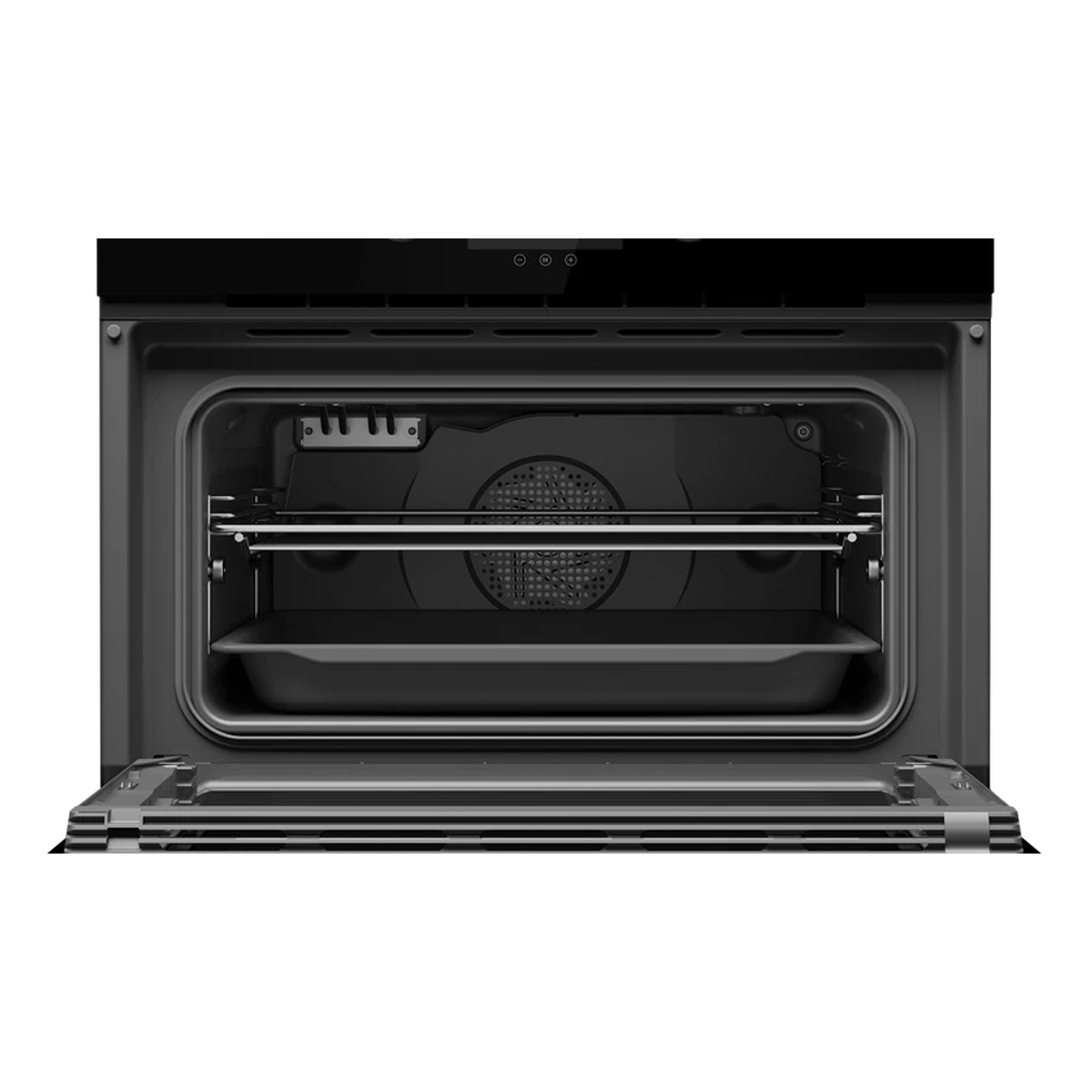 Horno + Microondas Teka HLC 8440 C FBK • 45 cm • Cristal Full Black • SurroundTemp 9