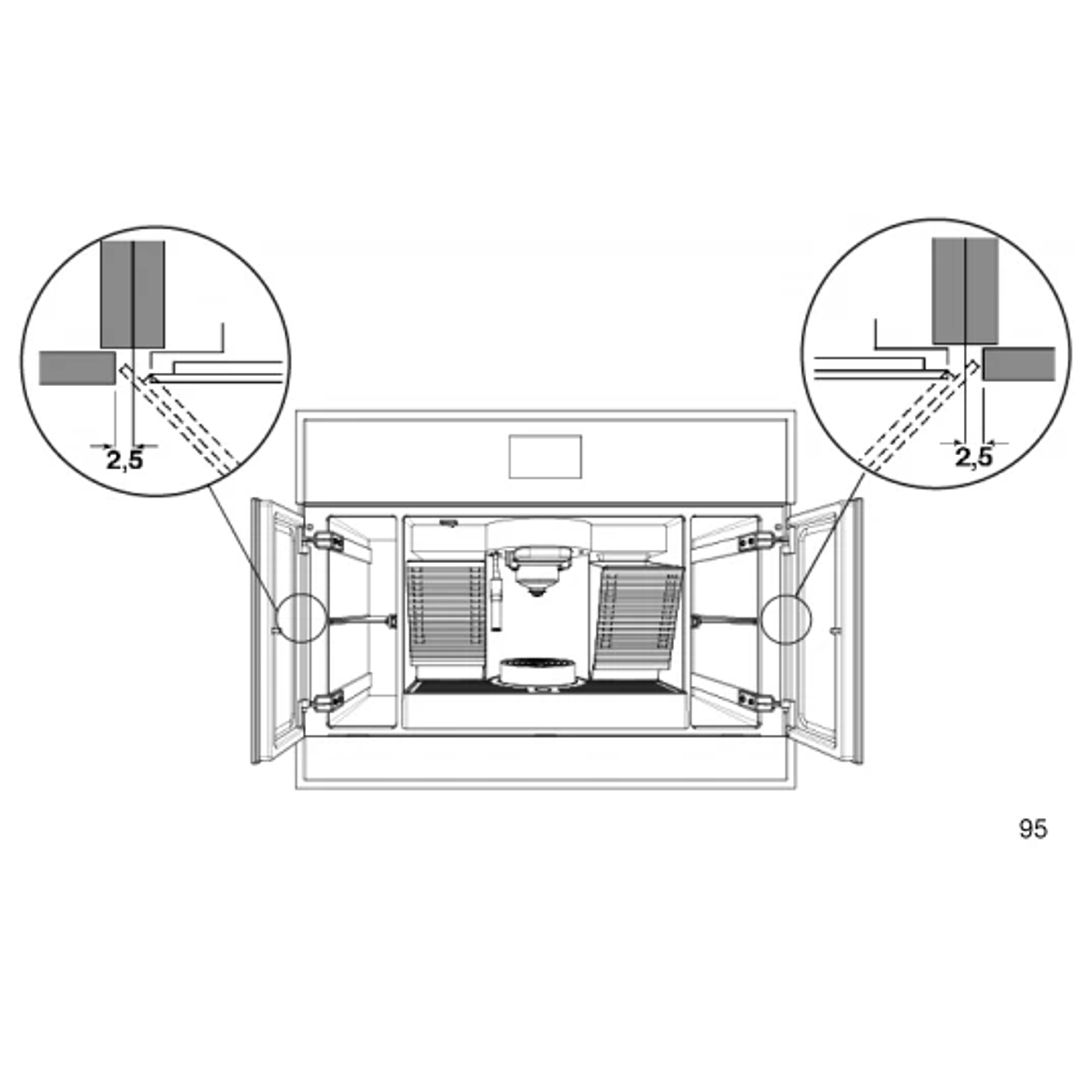 Cafetera Integrable Teka CLC 8350 MC • Multicápsula y Café Molido • Pantalla TFT 8
