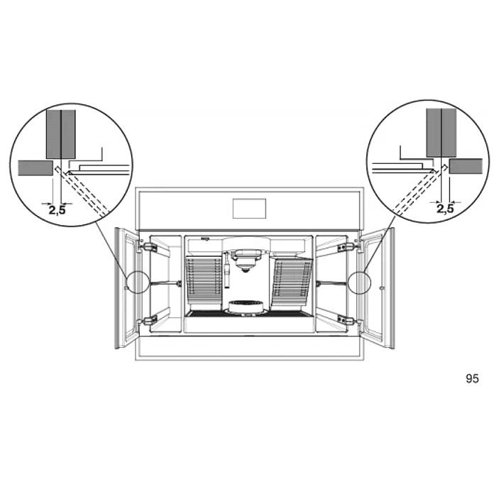 Cafetera Integrable Teka CLC 8350 MC • Multicápsula y Café Molido • Pantalla TFT 8