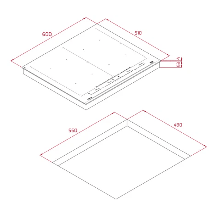 Placa Inducción Teka Home IZF 68780 MST • FullFlex • Conexión Wi-Fi • 60 cm 8