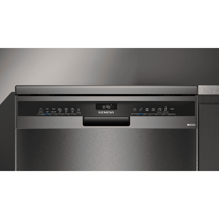 Lavavajillas Siemens iQ300 Black Edition Antihuellas  2