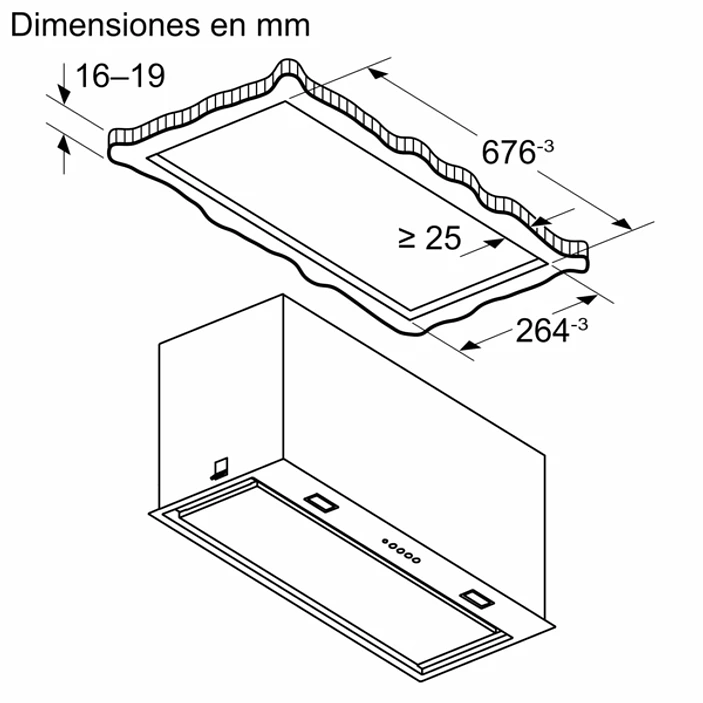 iQ700 Módulo de integración 70 cm Negro 9
