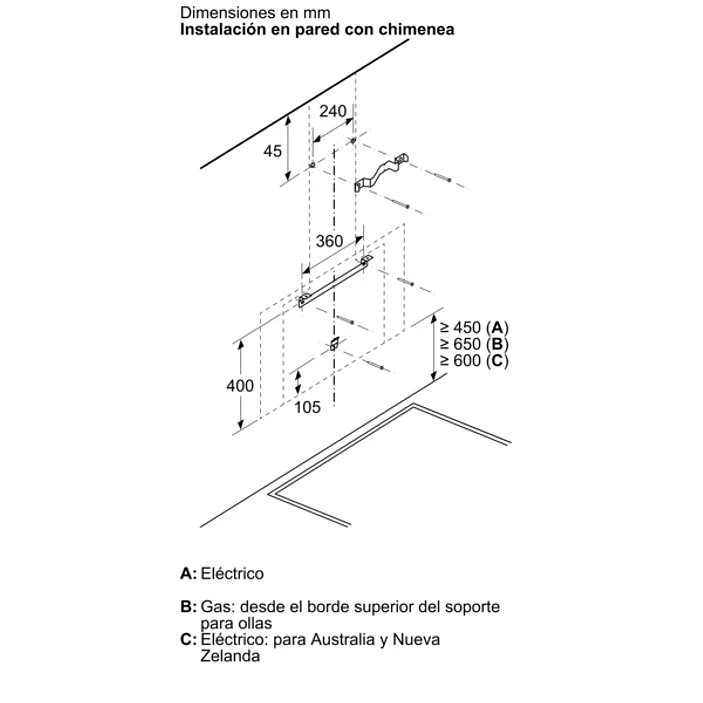 iQ500 Campana decorativa de pared 80 cm Cristal negro, Negro 11