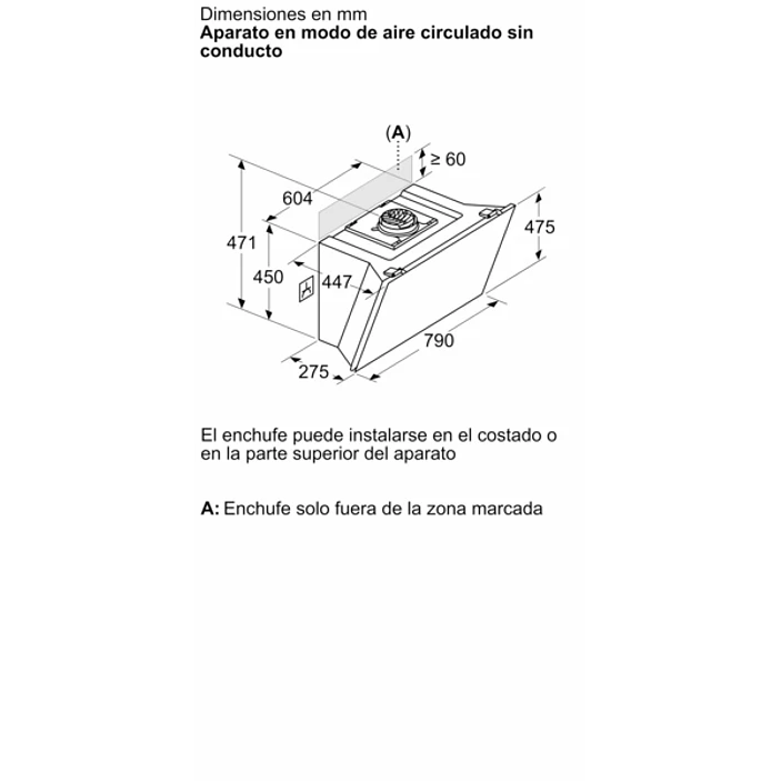 iQ500 Campana decorativa de pared 80 cm Cristal negro, Negro 10