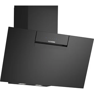 iQ300 Campana decorativa de pared 80 cm Cristal negro, Negro