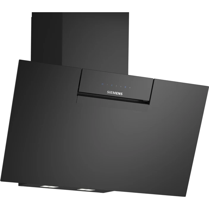 iQ300 Campana decorativa de pared 80 cm Cristal negro, Negro 1