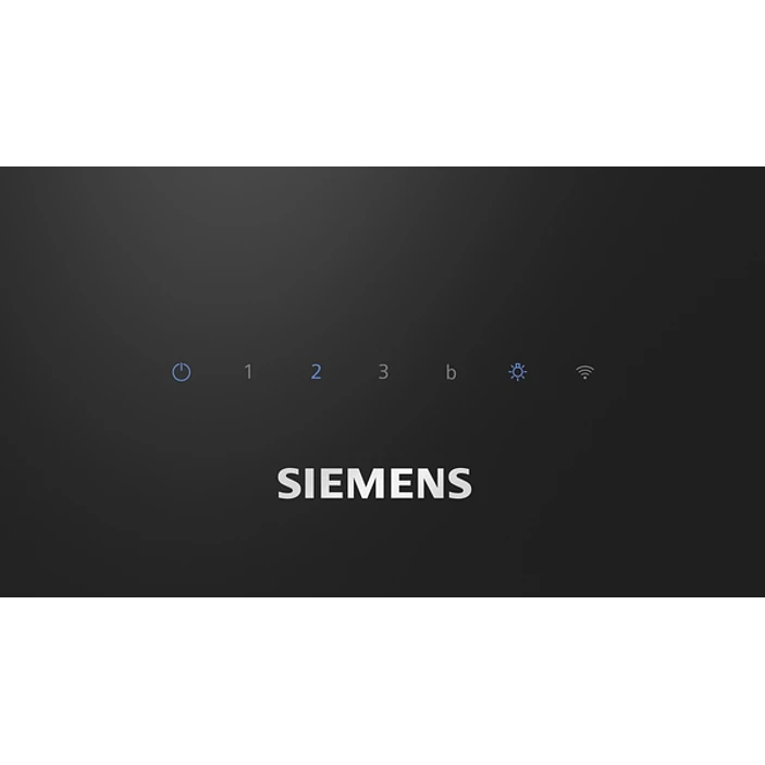 iQ300 Campana decorativa de pared 80 cm Cristal negro, Negro 4