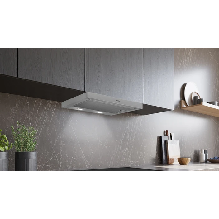 iQ100 Campana telescópica 60 cm Plata Metalizado 5