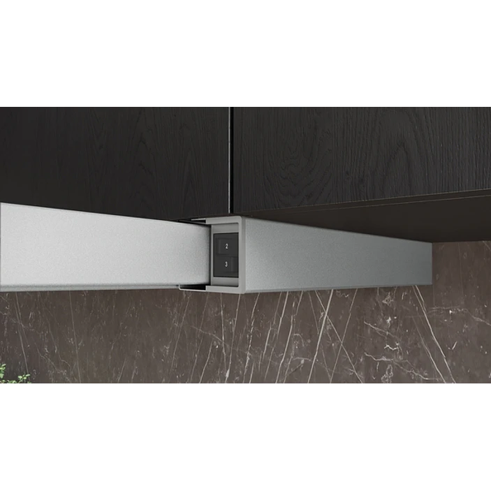 iQ100 Campana telescópica 60 cm Plata Metalizado 4