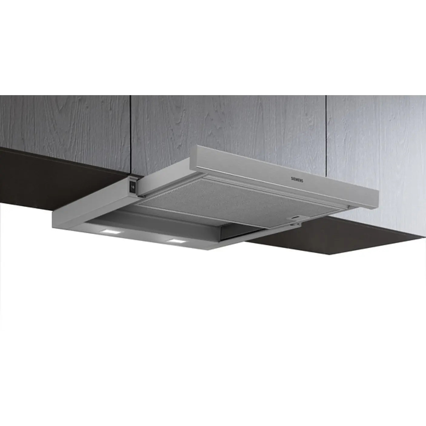 iQ100 Campana telescópica 60 cm Plata Metalizado 1