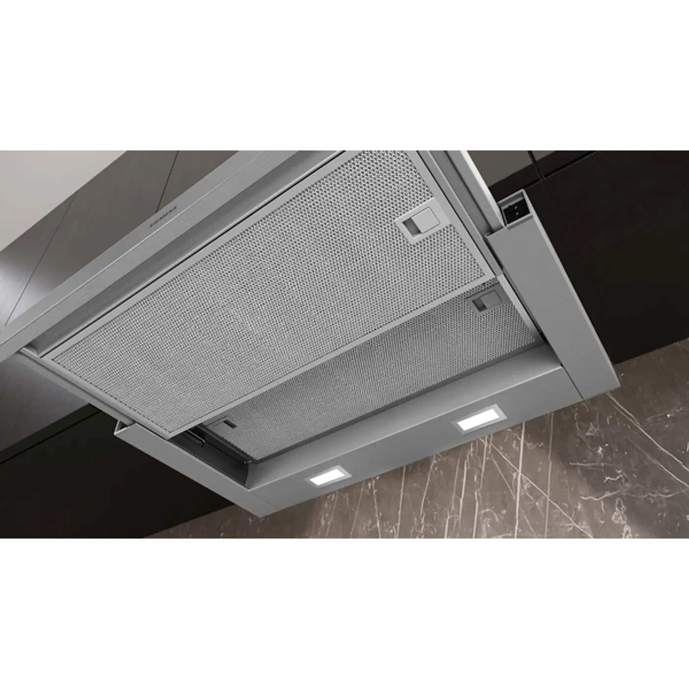 iQ100 Campana telescópica 60 cm Plata Metalizado 3