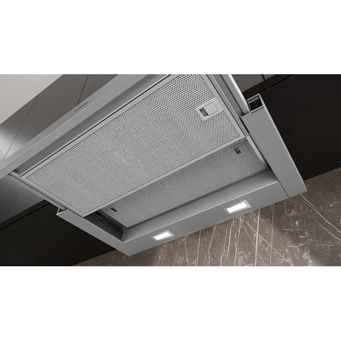 iQ100 Campana telescópica 60 cm Plata Metalizado 3