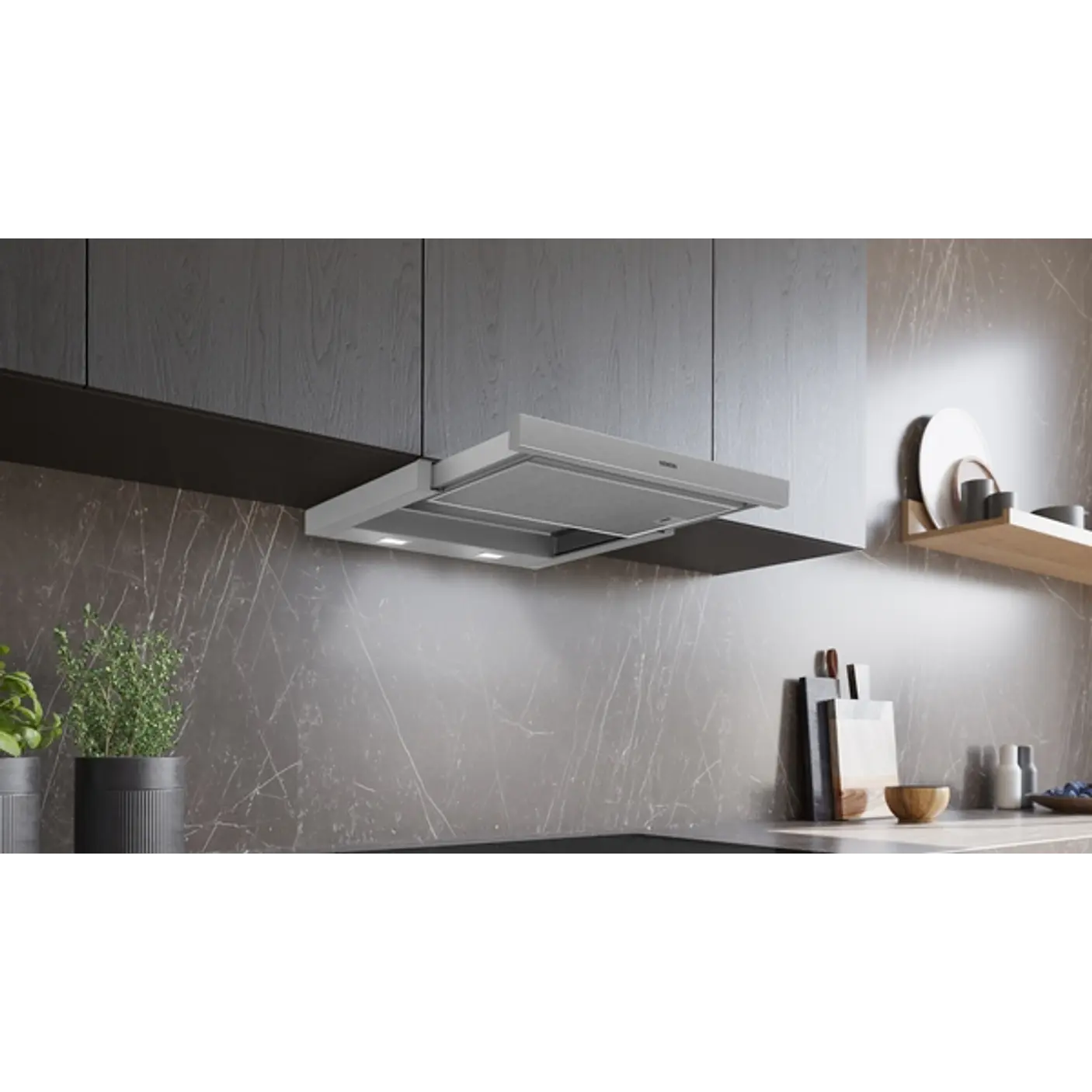 iQ300 Campana telescópica 60 cm Plata metalizado 5