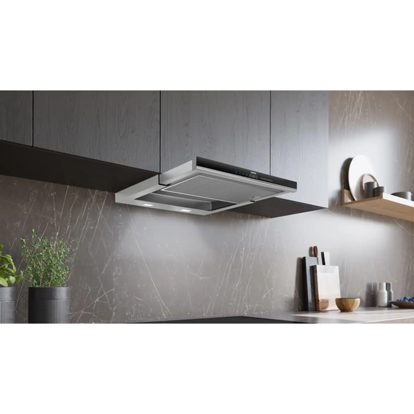 iQ700 Campana telescópica 60 cm Acero inoxidable 6