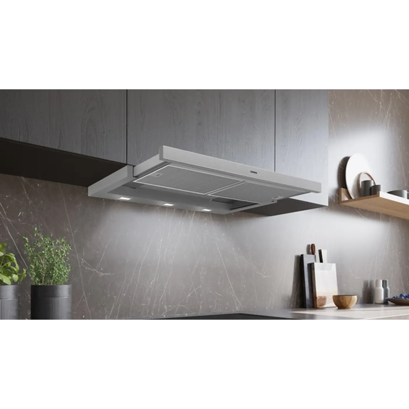 iQ300 Campana telescópica 90 cm Plata metalizado 5