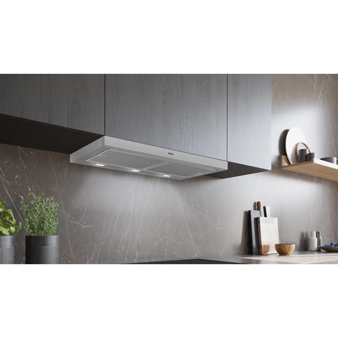 iQ300 Campana telescópica 90 cm Plata metalizado 6