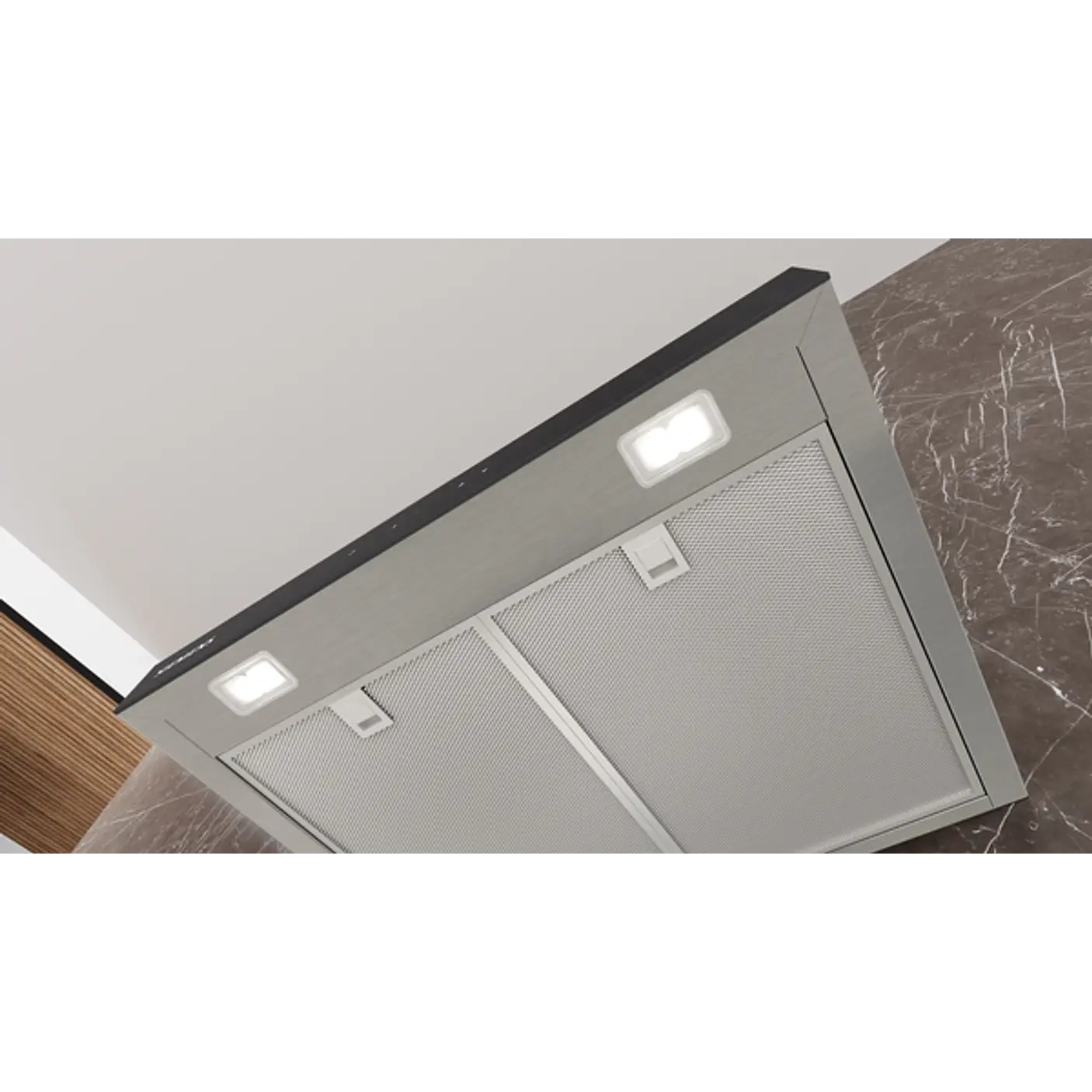 iQ500 Campana decorativa de pared 60 cm Acero mate antihuellas 3