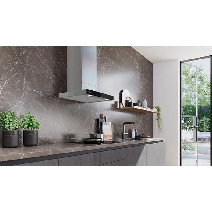 iQ500 Campana decorativa de pared 60 cm Acero mate antihuellas 5