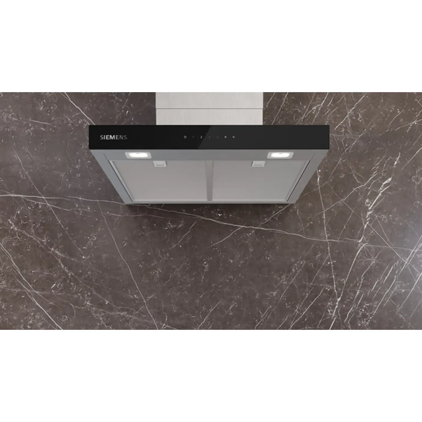 iQ500 Campana decorativa de pared 60 cm Acero mate antihuellas 2