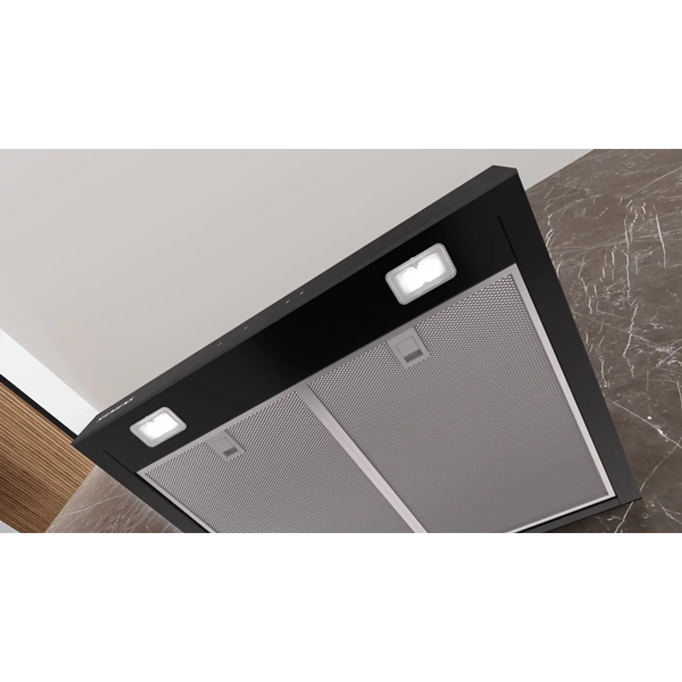 iQ500 Campana decorativa de pared 60 cm Negro mate 3