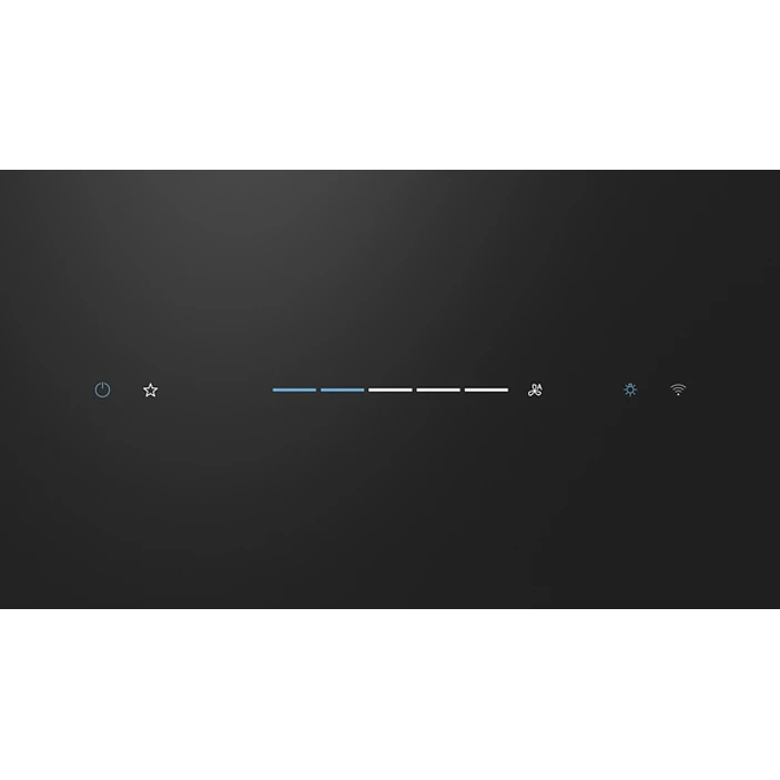 iQ700 Campana decorativa de pared 90 cm Cristal negro, Negro 4